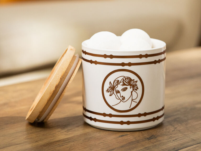 Woman's hands weeding vinyl 