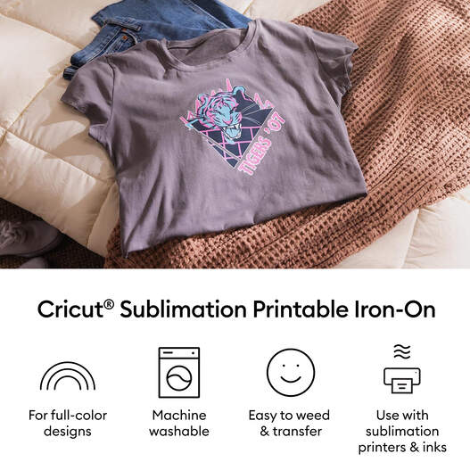 Sublimation Printable Iron-On - 8.5 in x 11 in (10 ct)