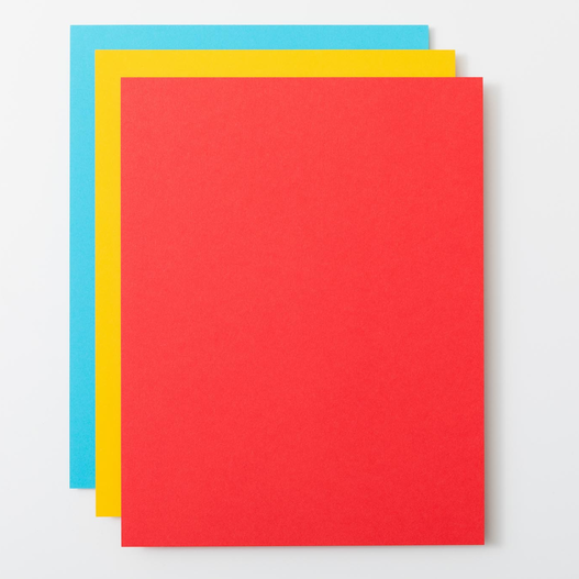 Value Cardstock, Bright Bows Sampler - 8.5 in x 11 in (80 ct)