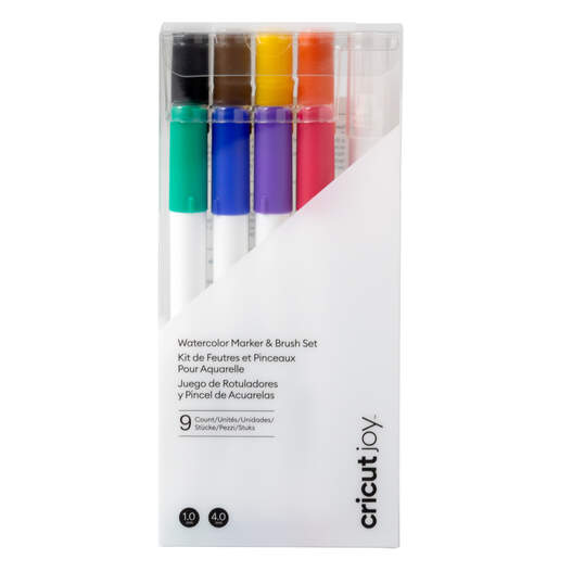 Cricut Joy&trade; Watercolor Marker & Brush Set (9 ct)