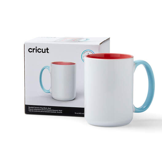 Abgeschr&auml;gter Keramiktassen-Rohling &ndash;  Reef, 425 ml/15 oz. (1 Stk.)