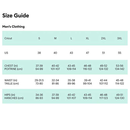 Cricut&trade; Men's T-Shirt Blank, Crew Neck