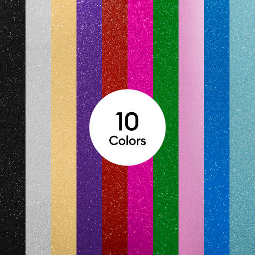 Shimmer Vinyl &ndash; Permanent, Party Sampler (0.3m / 12 in) (10 ct)