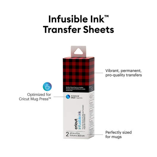 Infusible Ink&trade; Transfer Sheets Patterns (2 ct), Buffalo Check