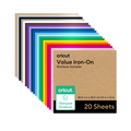 Value Iron-On, Rainbow Sampler - 12 in x 12 in (20 ct)