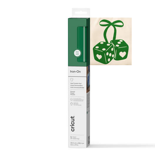 Beflocktes Iron-On (0,5&nbsp;m&nbsp;/ 19&nbsp;Zoll), Gr&uuml;n