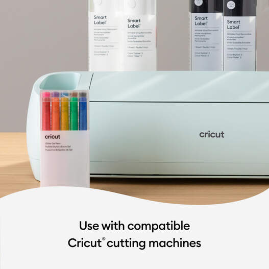 Glitter Gel Pens 0.8 mm, Rainbow (10 ct)