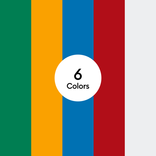 Cricut Joy Xtra&trade; Smart Vinyl&trade; Matless Permanent Vinyl, Variety Sampler (0.6m / 2ft, 6ct)