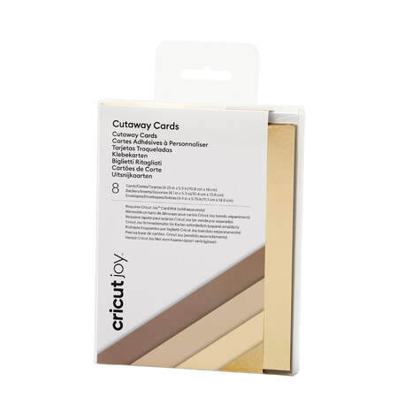 Cricut Joy&trade; Klebekarten, Neutralfarben-Musterset