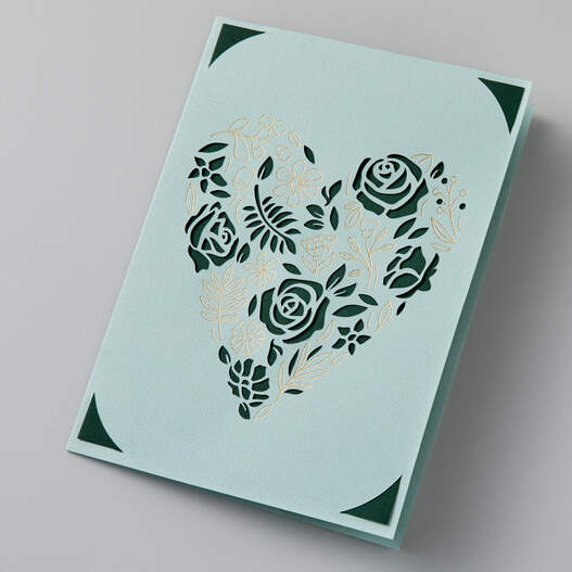 Cartes avec insert transfert de foil Cricut Joy&trade;, collection Celebration - A6