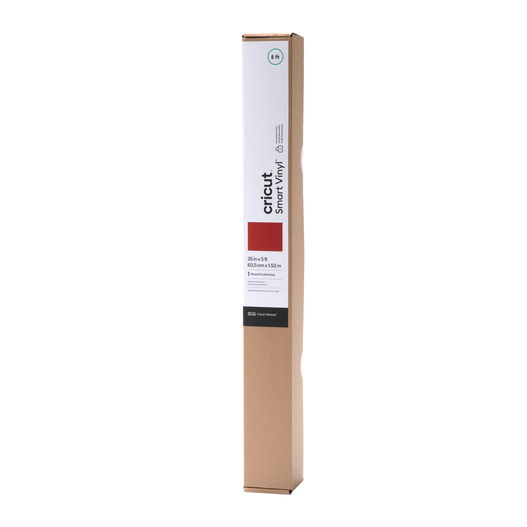 Smart&nbsp;Vinyl&trade;&nbsp;&ndash; permanent, Rot 63,5&nbsp;cm&nbsp;x 1,5&nbsp;m (25&nbsp;Zoll&nbsp;x 5&nbsp;Fu&szlig;)