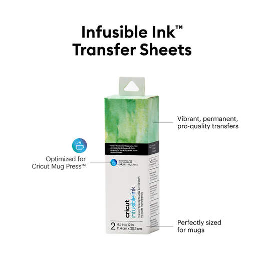 Infusible Ink&trade; Transfer Sheets (2 ct), Green Watercolour