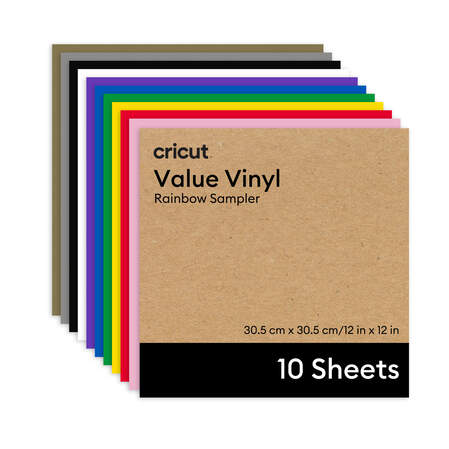 Value Vinyl Rainbow Sampler (0.3m / 12 in) (10 ct)