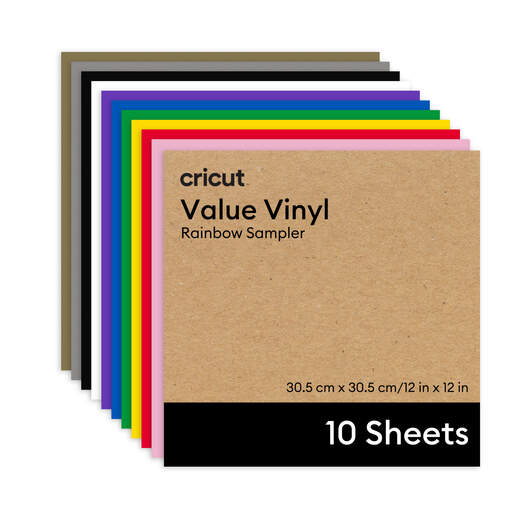 Value Vinyl Rainbow Sampler (0.3m / 12 in) (10 ct)