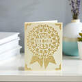 Cricut Joy&trade; Insert Cards, Cream/Gold Glitter