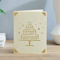 Cricut Joy&trade; Insert Cards, Cream/Gold Glitter