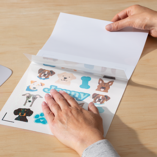 Printable Waterproof Holographic Sticker Set &ndash; A4 (5 ct)