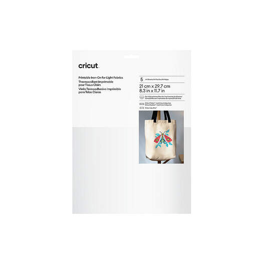 Printable Iron-On For Light Fabrics &ndash; A4 (5 ct)