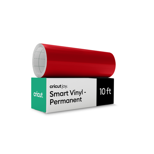 Cricut Joy&trade; Smart Vinyl&trade; &ndash; permanentes Vinyl ohne Schneidematte&nbsp;(3 m / 10 Fu&szlig;), Rot