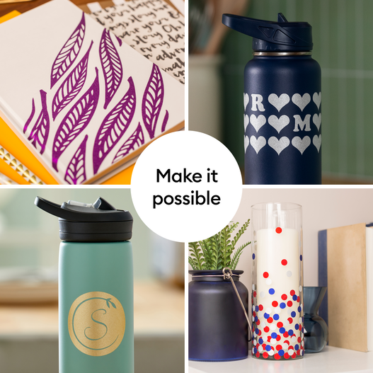 Shimmer Vinyl &ndash; Permanent (1.2m / 4 ft), Silver