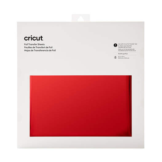 Foil Transfer Sheets, Red (8 ct)