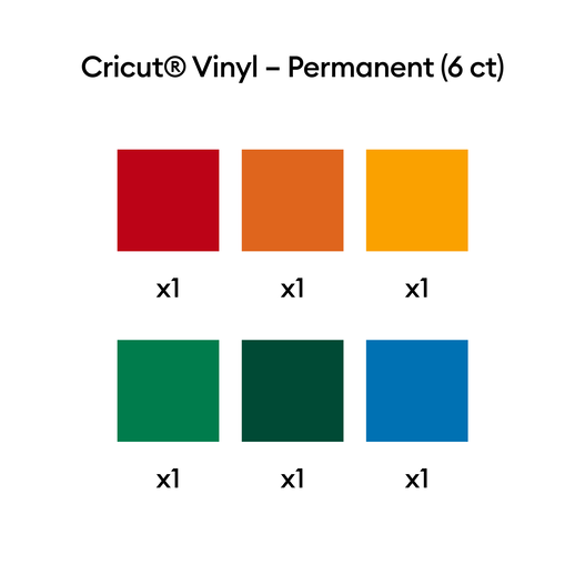 Vinyl &ndash; Permanent, Brights Sampler (6 ct)