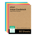 Value Cardstock, Bright Bows Sampler - 8.5 in x 11 in (80 ct)