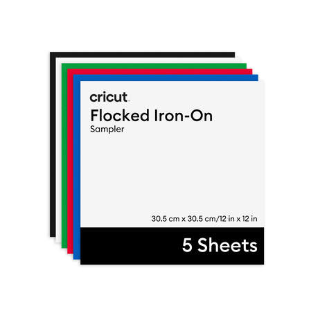 Flocked Iron-On, Classics Sampler (0.3m / 12 in) (5 ct)