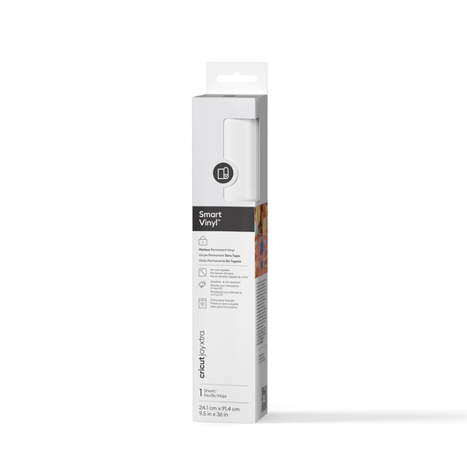Cricut&nbsp;Joy&nbsp;Xtra&trade; Smart&nbsp;Vinyl&trade;&nbsp;&ndash; permanent, Wei&szlig; (24,1&nbsp;cm&nbsp;x 91,4&nbsp;cm)