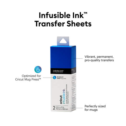 Infusible Ink&trade;-Transferfolien (2 St&uuml;ck), True Blue