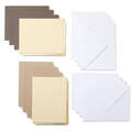 Cricut Joy&trade; Cutaway Cards, Neutrals Sampler