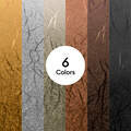 Textured Metallic Vinyl &ndash; Permanent, Luxe Sampler (0.3m / 12 in) (6 ct)