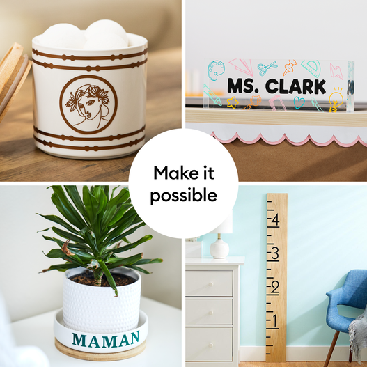 Smart Vinyl&trade; Matless Permanent Vinyl (0.9m / 3 ft)