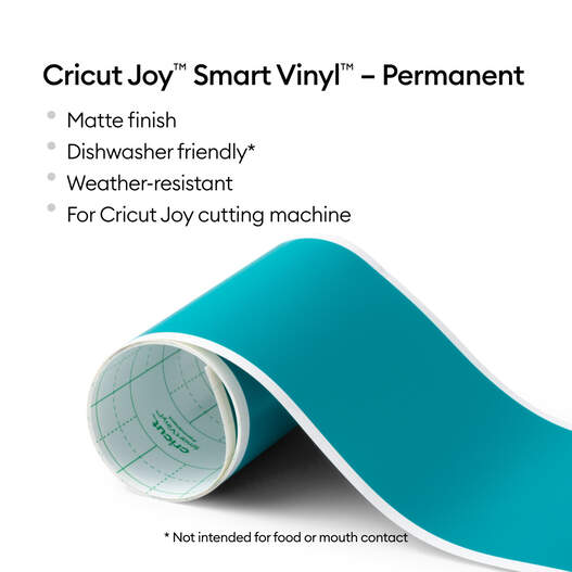 Vinyle permanent sans tapis Smart Vinyl&trade; Cricut Joy&trade;, Aqua