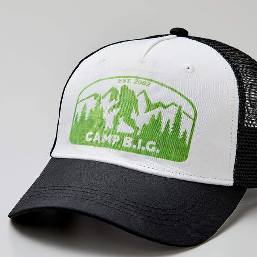 Cricut Trucker Hat, Black/White