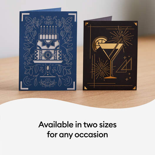 Cricut Joy&trade; Foil Transfer Insert Cards, Royal Flush - A2